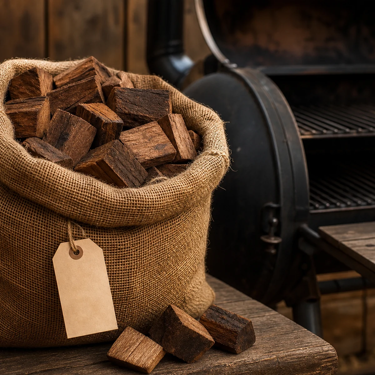 Pappy & Company Bourbon Barrel Stave Smoking Chunks (5 lb)